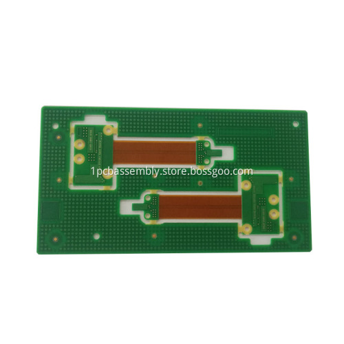 Black Double Sided Rigid Flex PCB Circuit Board